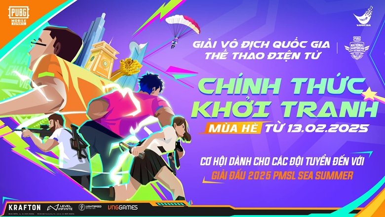 Giải vô địch quốc gia Thể thao Điện tử 2025 chính thức giới thiệu bộ môn PUBG Mobile