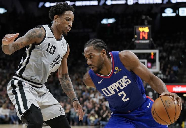 Xem trực tiếp bóng rổ NBA ngày 25/3: San Antonio Spurs vs Los Angeles Clippers (7h30)