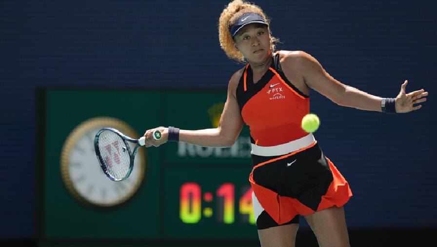 Naomi Osaka thắng dễ tay vợt gốc Singapore, vào vòng 2 Miami Open 2022