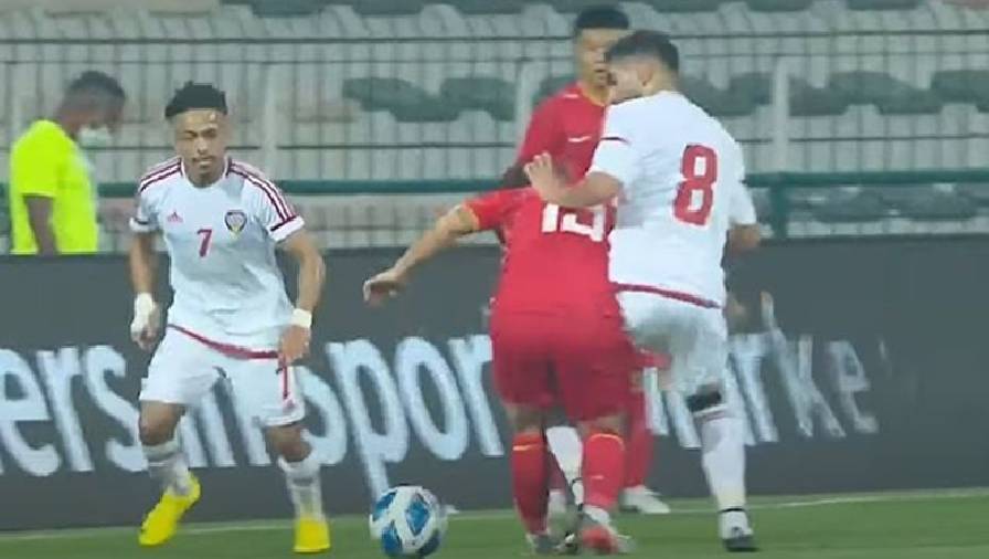 U23 Trung Quốc gây thất vọng trong trận ra quân tại Dubai Cup 2022