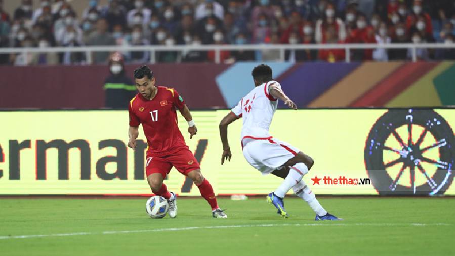 Văn Thanh mất bóng 20 lần, bị chấm điểm thấp nhất trận Việt Nam vs Oman