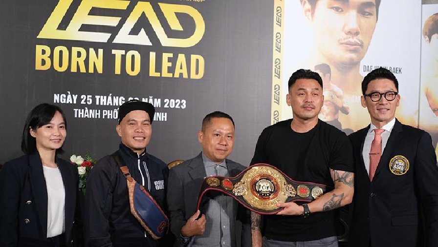 Ông Lưu Tú Bảo nhận đai WBA châu Á danh dự vì sự nghiệp phát triển Boxing Việt Nam