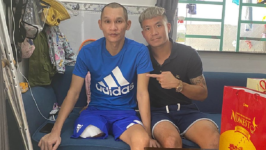 Cựu cầu thủ SHB Đà Nẵng phải cắt bỏ 1 chân vì ung thư xương
