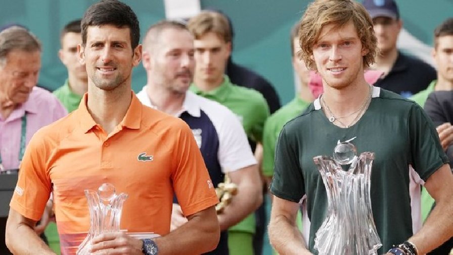 Djokovic thua Rublev ở chung kết Serbia Open, tiếp tục trắng tay trong năm 2022
