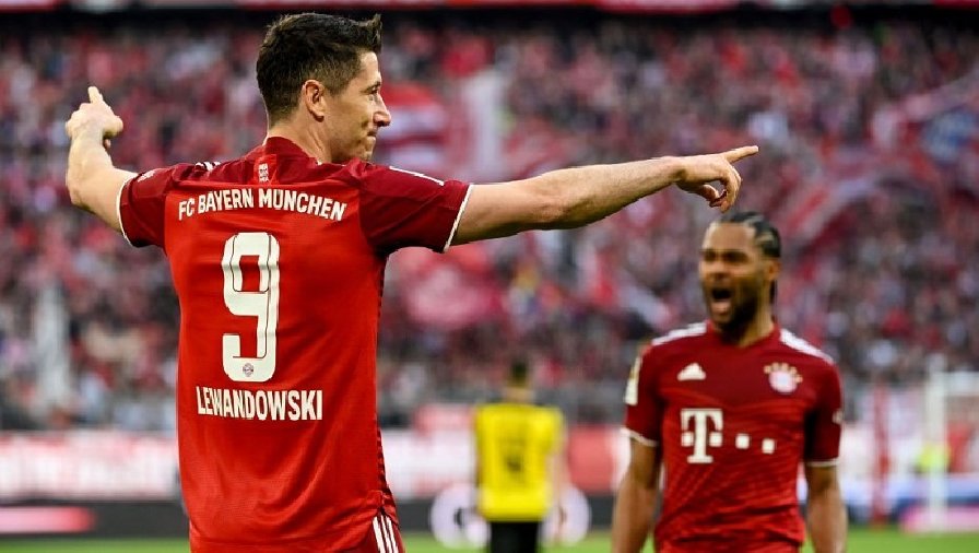 Kết quả Bayern Munich vs Dortmund: Lewandowski lập công, Hùm xám vô địch sớm 3 vòng