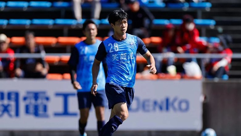 Công Phượng thi đấu 68 phút trong trận thắng kịch tính của Yokohama FC