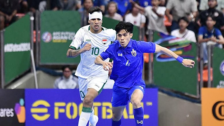 Futsal Thái Lan ngược dòng đánh bại Iraq, giành vé dự World Cup 2024