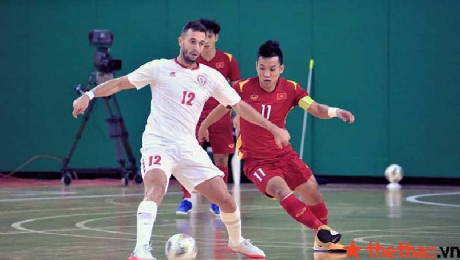 HLV Futsal Việt Nam: ‘Hòa Lebanon nằm trong tính toán của chúng tôi’