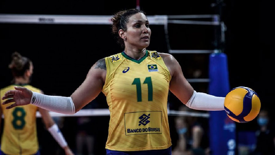 'Búa máy' bóng chuyền nữ Brazil nhận án phạt nặng vì doping, có thể mất cả sự nghiệp