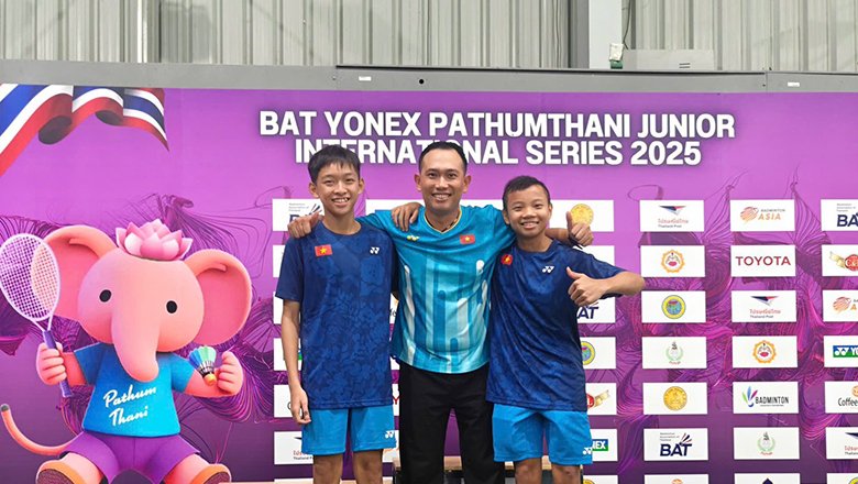 Việt Nam có đại diện vào chung kết giải cầu lông U15 Thái Lan Mở rộng