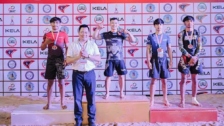 Việt Nam giành 4 HCV trong ngày khai mạc giải Jujitsu Bãi biển thế giới