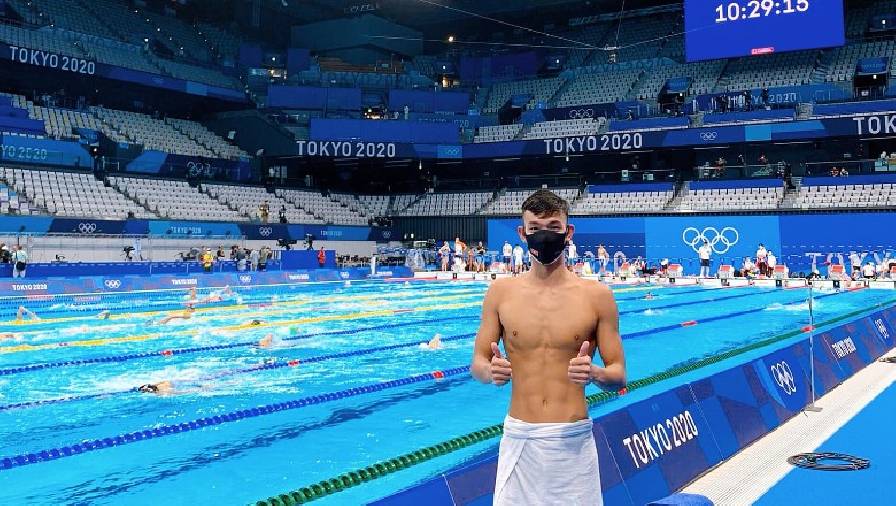 Bơi lội Olympic Tokyo 2021: Huy Hoàng khoe thân hình 6 múi trước ngày thi đấu
