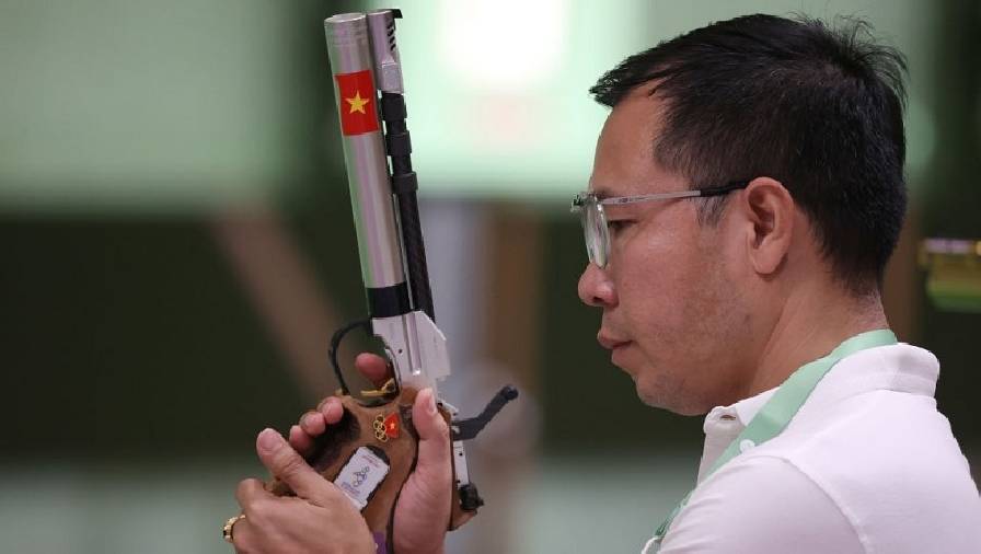 Hoàng Xuân Vinh chỉ thiếu 5 điểm để vào vòng chung kết bắn súng Olympic Tokyo 2021