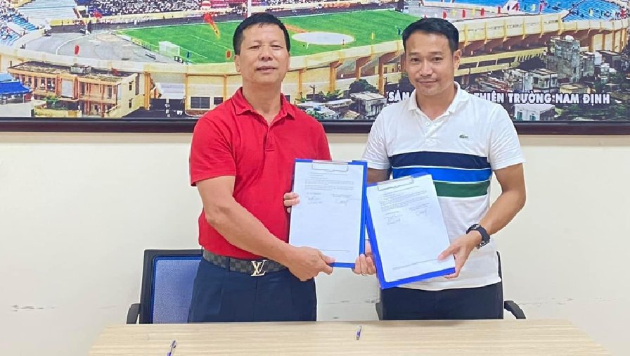 CLB Nam Định thay toàn bộ ban huấn luyện trước thềm lượt về V.League 2022