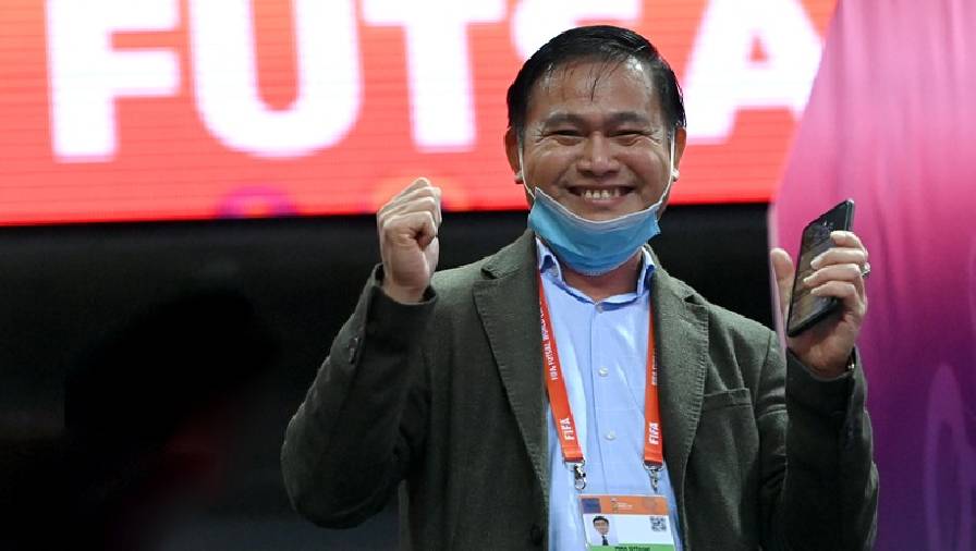 Bầu Tú: 'Futsal Việt Nam đặt mục tiêu dự World Cup 2024'