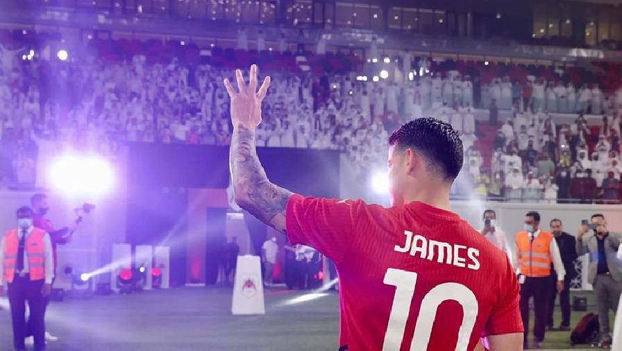 James Rodriguez nhận áo số 10, được CLB Qatar chào đón như Messi