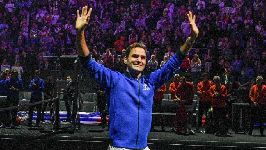 Kết quả tennis hôm nay 24/9: Federer thua trận cuối cùng trong sự nghiệp