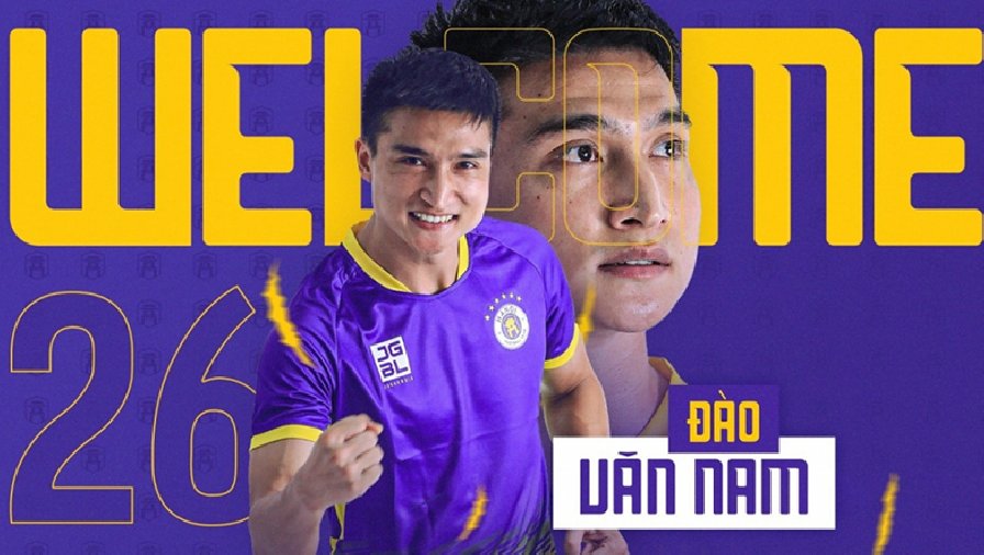 Hà Nội FC ra mắt Văn Nam, chỉ sử dụng 2 ngoại binh ở trận gặp Wuhan