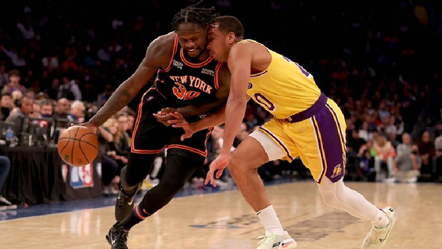 Vắng Lebron James, LA Lakers gục ngã trước NY Knicks