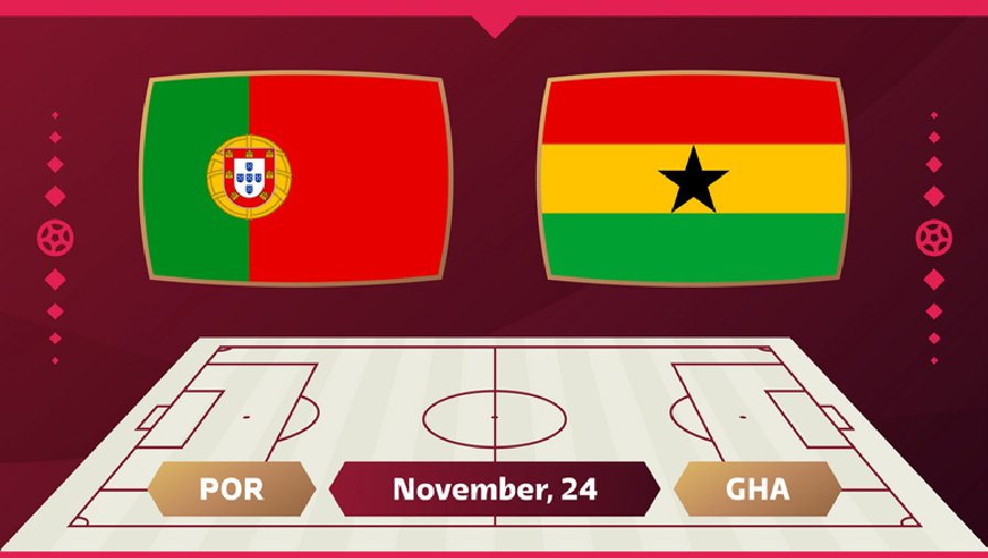 Thành tích, lịch sử đối đầu Bồ Đào Nha vs Ghana, 23h00 ngày 24/11