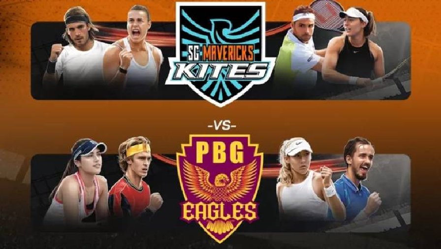 Kết quả World Tennis League hôm nay 24/12: Kites và Eagles vào chung kết