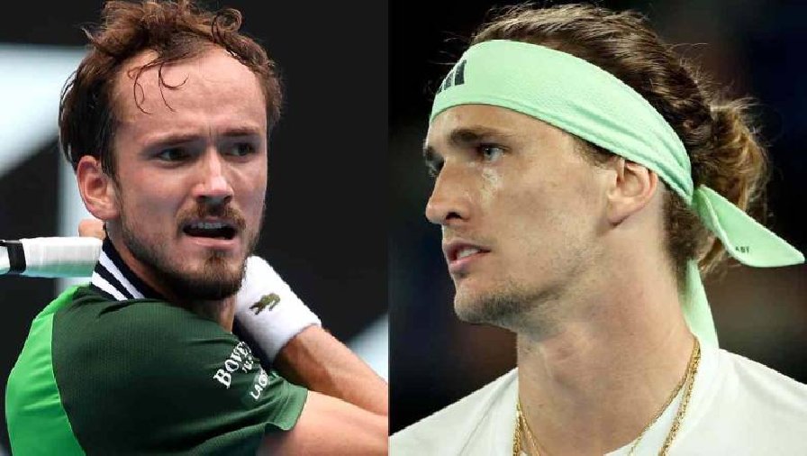 Kết quả tennis Úc Mở rộng ngày 25/1: Medvedev và Zverev giành vé vào bán kết