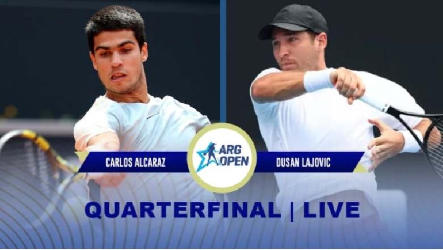 Trực tiếp tennis Alcaraz vs Lajovic, Tứ kết Rio Open - 04h30 ngày 25/2