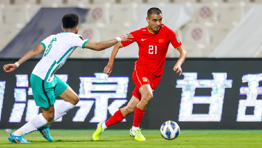 Trung Quốc khiến Saudi Arabia mất ngôi đầu bảng B vòng loại World Cup 2022