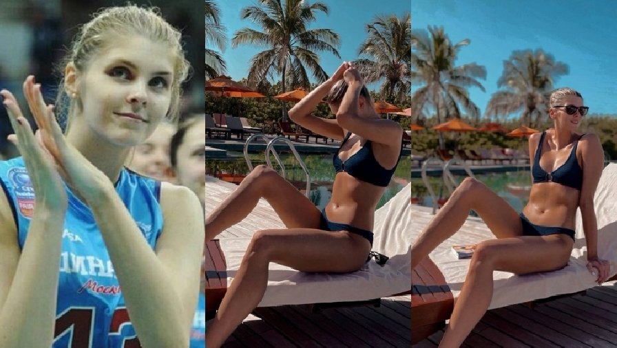 Búp bê bóng chuyền Nga tung loạt ảnh bikini cực nóng bỏng
