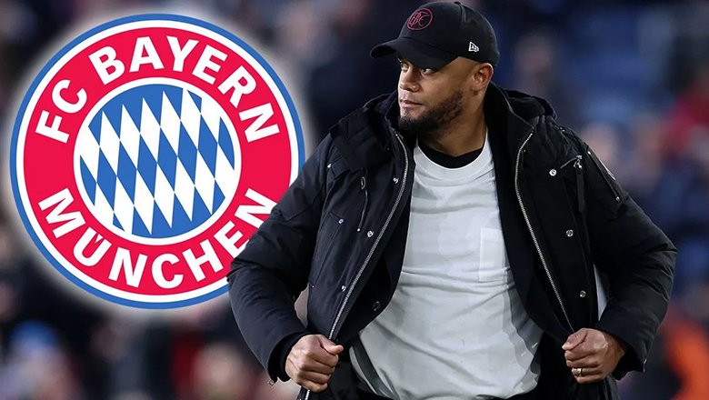 Xong! Vincent Kompany trở thành tân HLV trưởng Bayern Munich