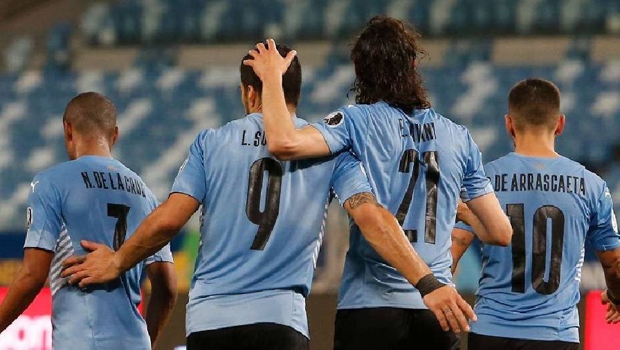 Kết quả Bolivia vs Uruguay 0-2: Cavani lập công