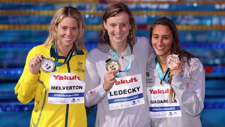 Katie Ledecky lập kỳ tích ở giải Vô địch bơi thế giới