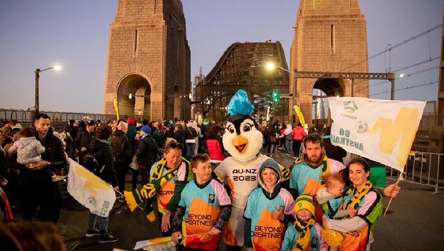4.000 người dân Australia diễu hành chào mừng World Cup nữ 2023