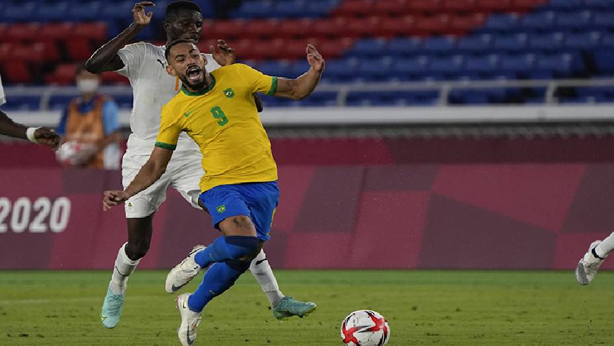 Brazil hòa Bờ Biển Ngà trong trận đấu quái đản nhất bóng đá nam Olympic Tokyo 2021