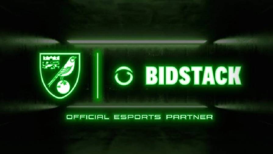 Norwich City bắt tay với Bidstack, thành lập tổ chức Esports