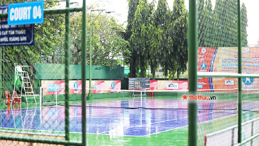 2 trận đấu tại vòng loại 1 M25 Tây Ninh 2022 bị hoãn vì trời mưa lớn