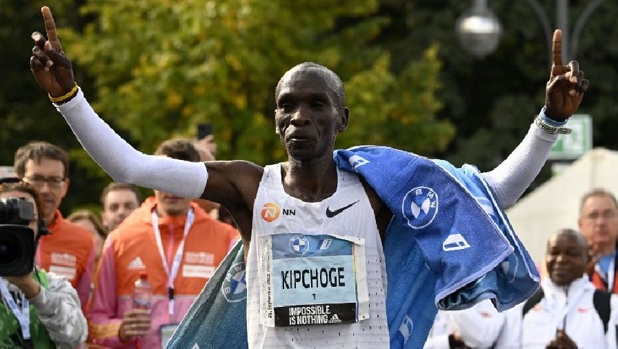 Eliud Kipchoge phá kỷ lục thế giới của chính mình tại Berlin Marathon 2022