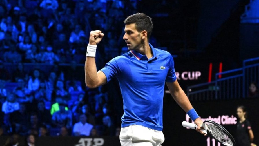 Kết quả tennis hôm nay 25/9: Djokovic giúp đội châu  u thắng lớn