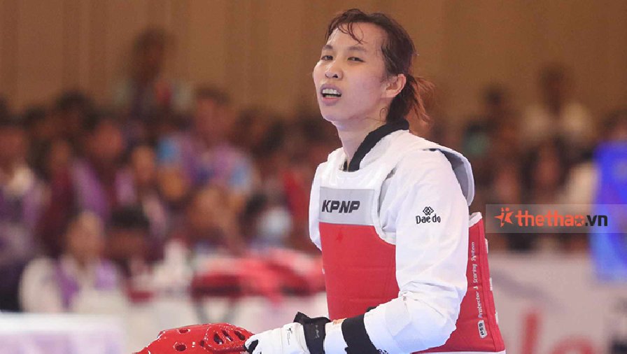 Kim Tuyền thắng ngược võ sĩ Timor Leste, vào tứ kết Taekwondo ASIAD 19