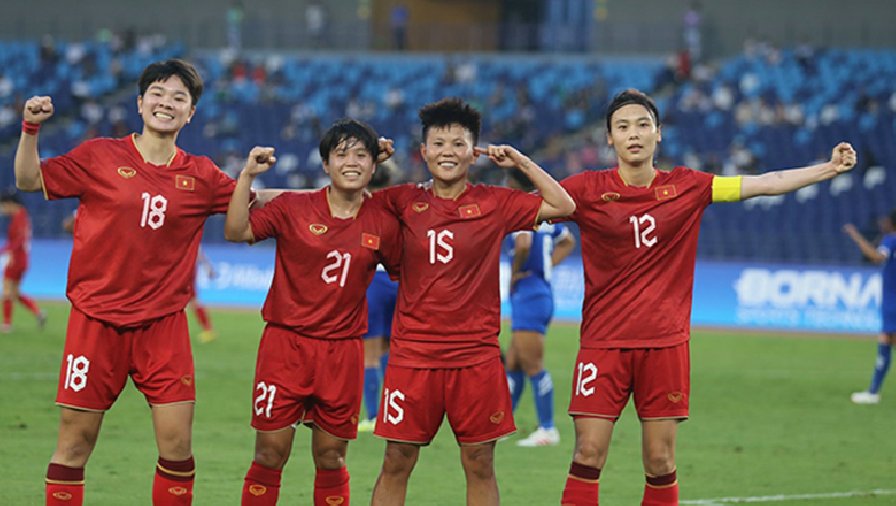 Lịch trực tiếp bóng đá hôm nay 25/9: ĐT nữ Việt Nam gặp Bangladesh