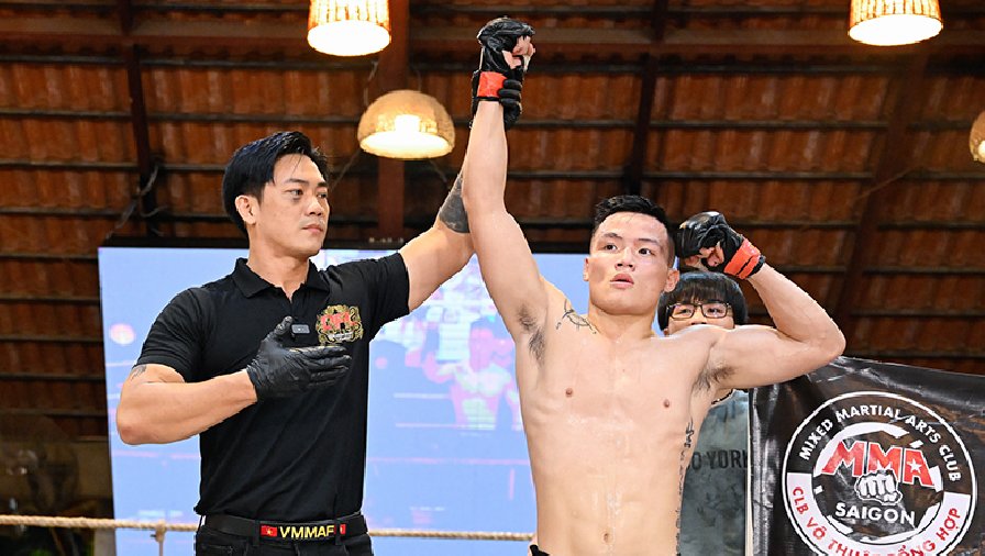 Nhà vô địch MMA châu Á thắng dễ, vào chung kết Dragon Fight League 2023