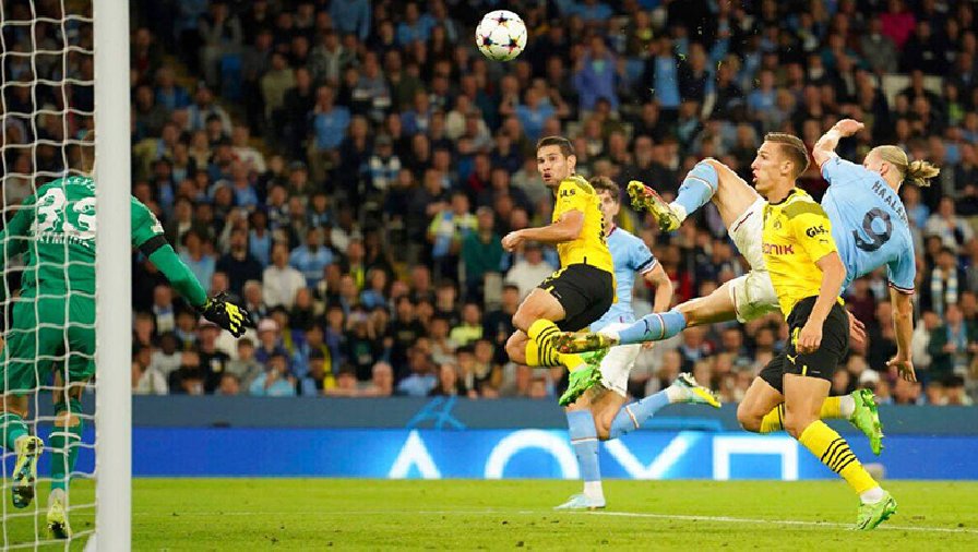Lịch phát sóng trực tiếp bóng đá hôm nay 25/10: Đại chiến Dortmund vs Man City