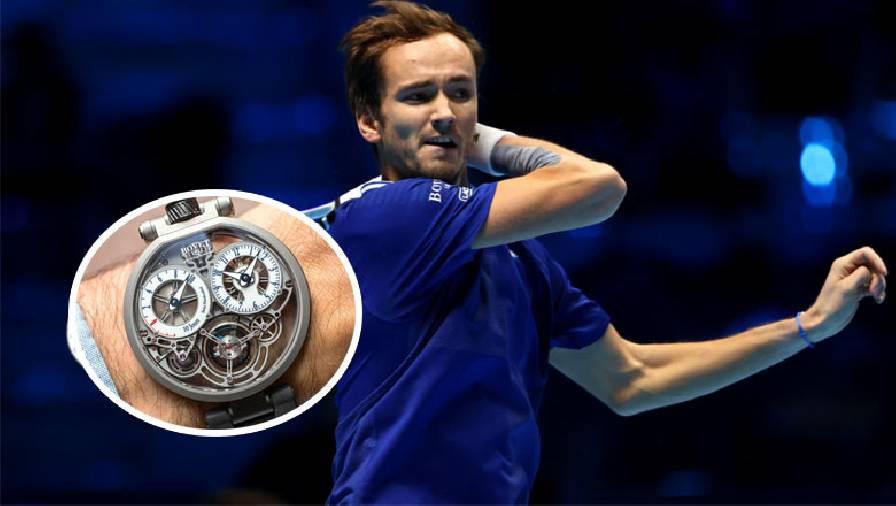 Medvedev bị trộm đồng hồ tiền tỷ khi đang đánh chung kết ATP Finals