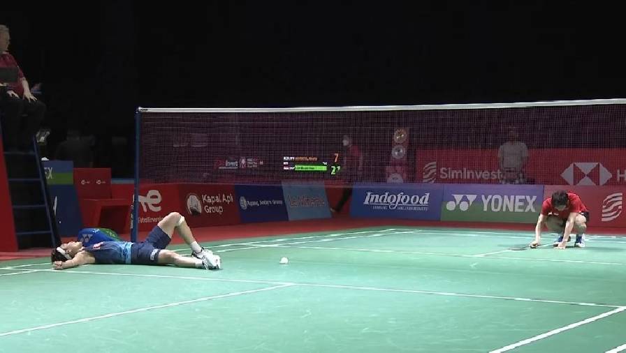 Kết quả cầu lông hôm nay 25/11 - Vòng 2 Indonesia Mở rộng: Momota thua với kịch bản không tưởng