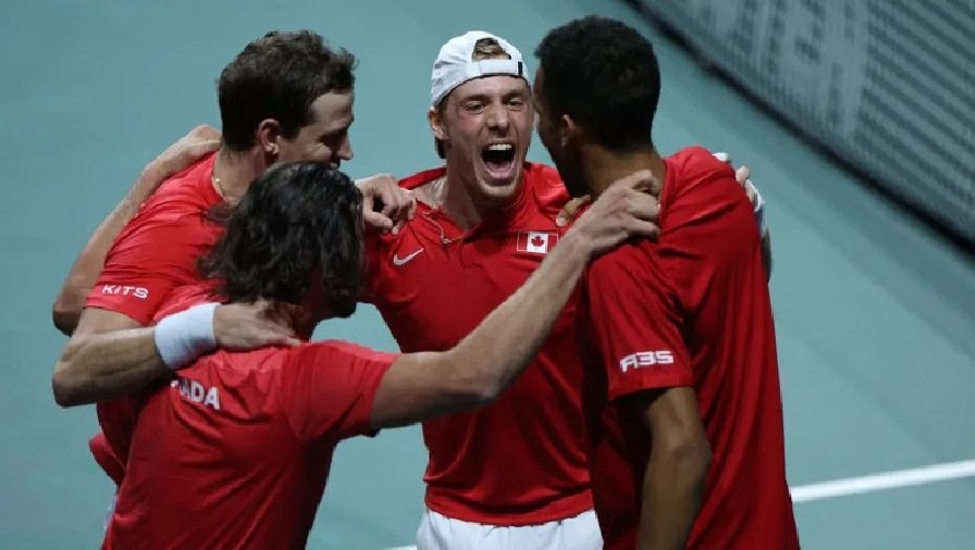 Kết quả tennis hôm nay 25/11: Canada, Italia vào Bán kết Davis Cup