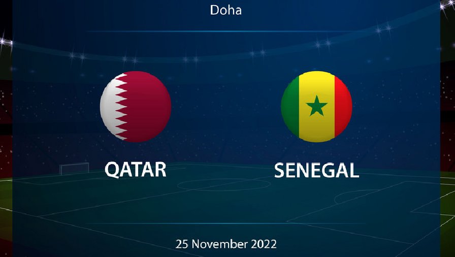 Trận Qatar vs Senegal ai kèo trên, chấp mấy trái?