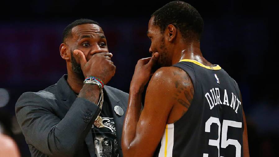 Đại chiến Lakers - Brooklyn Nets có nguy cơ vắng cả Durant lẫn LeBron James