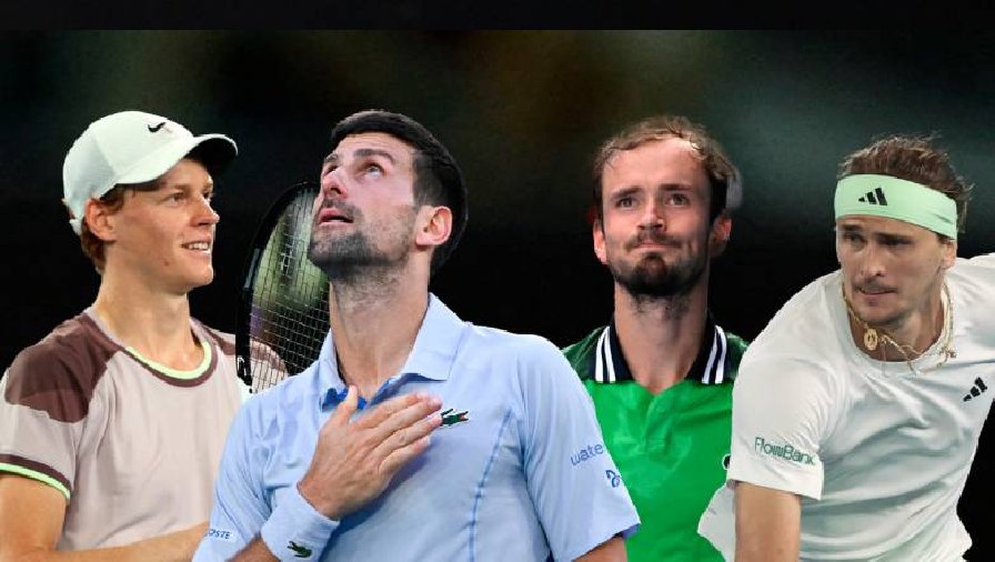 Lịch thi đấu tennis hôm nay 26/1: Bán kết Úc Mở rộng: Djokovic gặp Sinner khi nào?