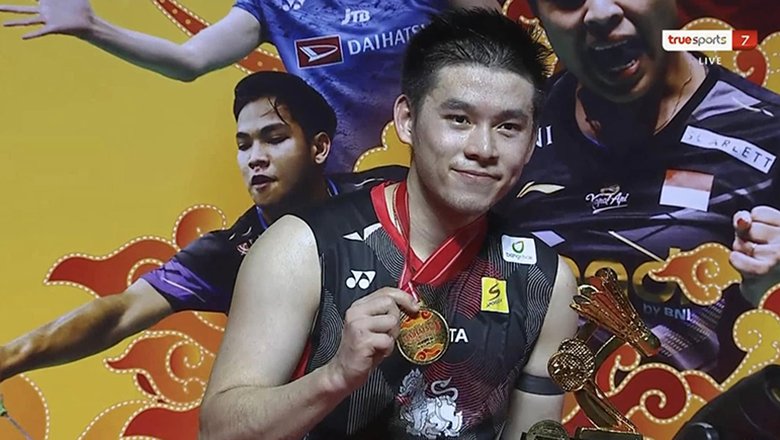 Kunlavut Vitidsarn thắng ngược Jonatan Christie, vô địch Indonesia Masters 2025