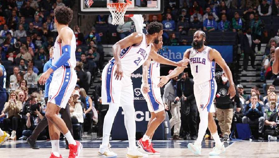 Kết quả bóng rổ NBA ngày 26/2: Timberwolves vs 76ers - Harden ra mắt như ý